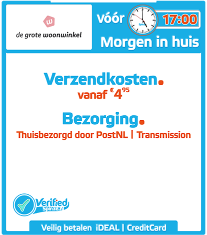 Degrotewoonwinkel.nl - Webwinkel Verified Spinze.nl 3-2021 Webwinkelcentrum Nederland - Winkelinformatie Product Verzendkosten Bezorging Retourneren Veilig Betalen