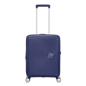 American Tourister Soundbox Spinner 55 Expandable Midnight Navy ~ Spinze.nl