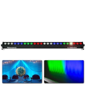 BeamZ LCB244 LED bar met 24 LED&apos;s in 8 secties ~ Spinze.nl