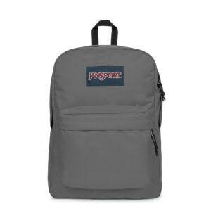 JanSport SuperBreak Backpack Graphite Grey ~ Spinze.nl