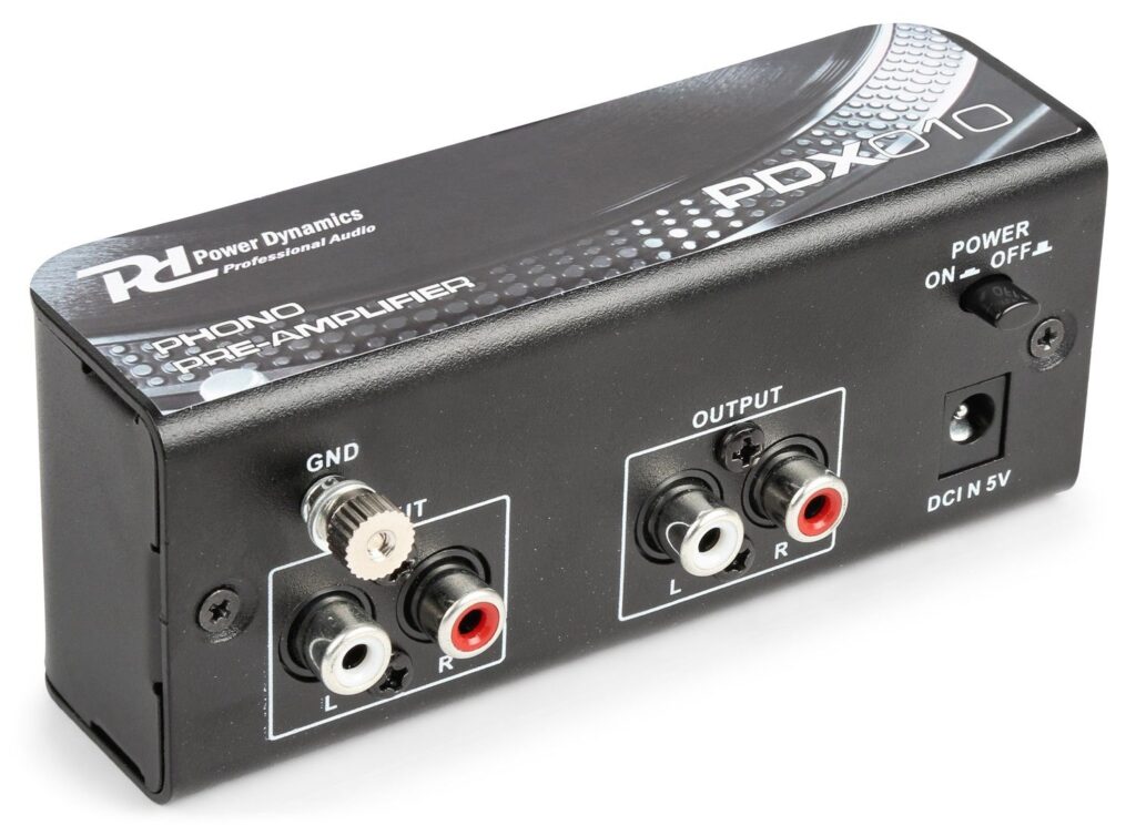 Power Dynamics PDX010 Phono voorversterker met RIAA correctie ~ Spinze.nl