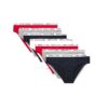 Tommy Hilfiger 7-pack bikini broekjes meiden desert sky/mid grey/red/white ~ Spinze.nl