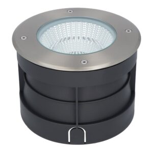 HOFTRONIC™ Sonnie LED Grondspot RVS - Rond - 3000K Warm wit - 20 Watt - IP67 waterdicht voor buiten - 3 jaar garantie ~ Spinze.nl